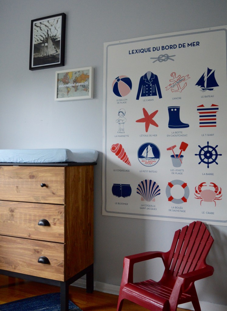 boy nautical nursery muskoka chair