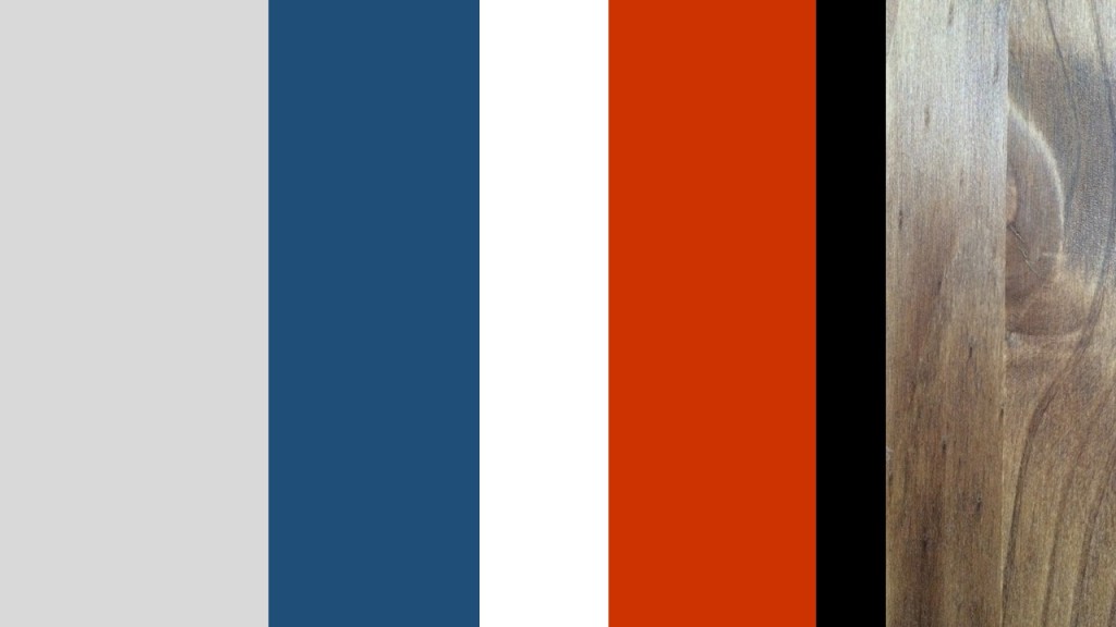 Boy nautical nursery colour chart