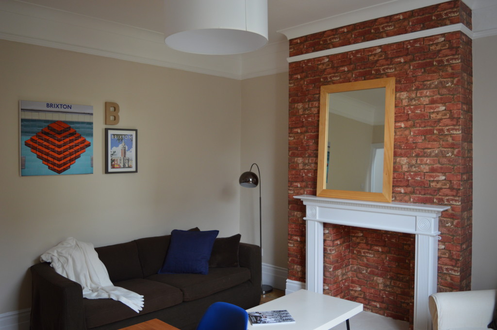 After Brixton London flat sitting room