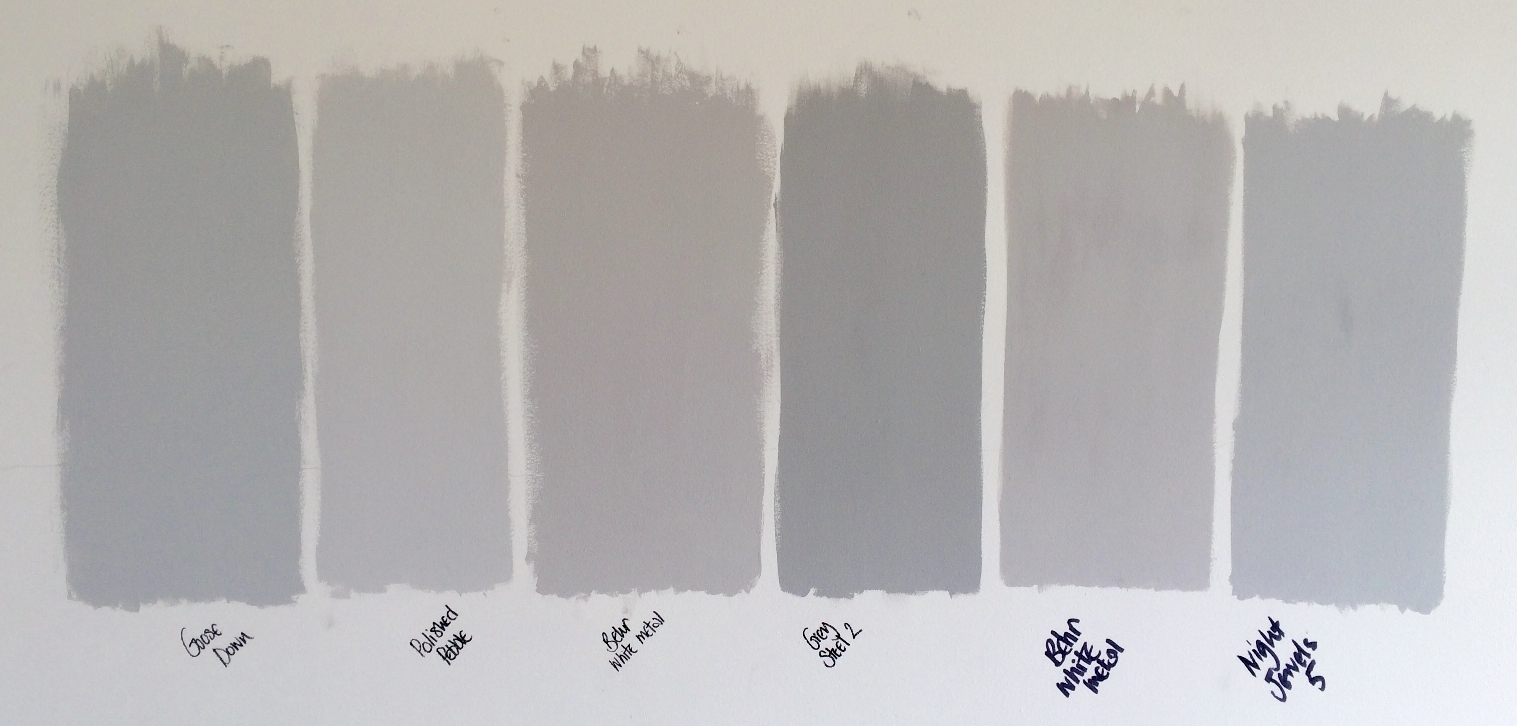 My 50 Shades Of Grey Home Made, Light Grey Paint Dulux