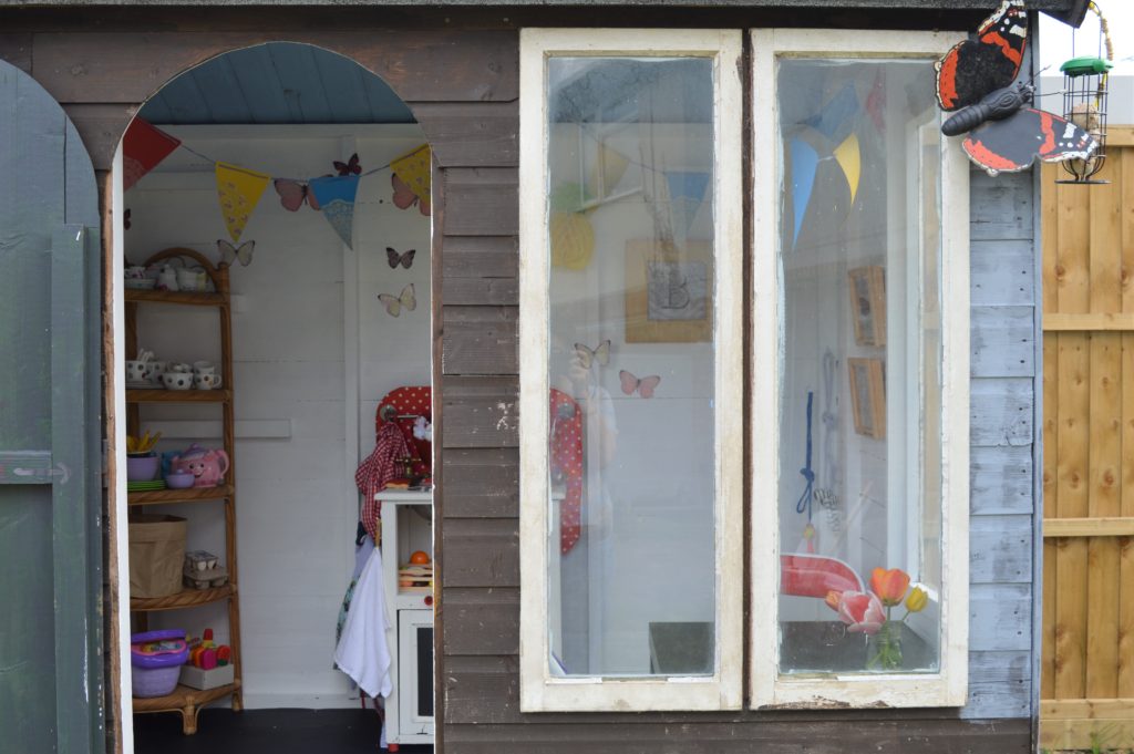 Garden shed playhouse