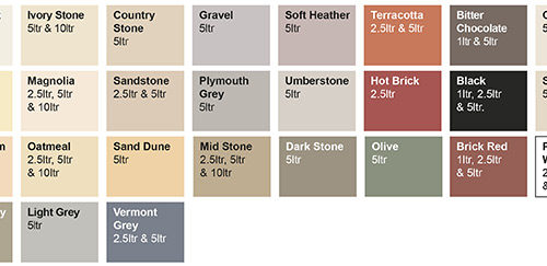 sandtex colour chart grey