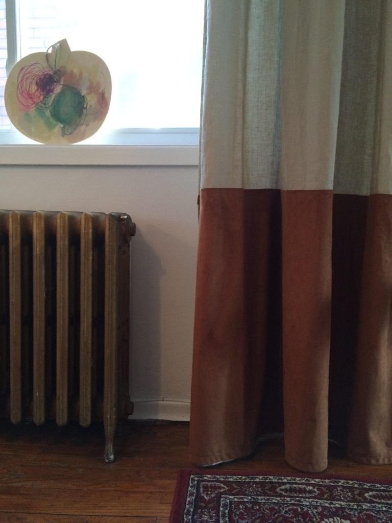 Ikeahack AINA Linen curtains sitting room