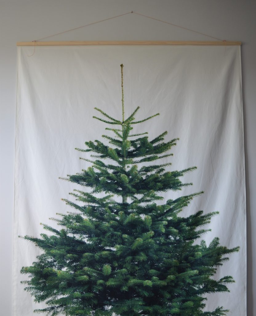 IKEA VINTER Christmas tree fabric wall hanging