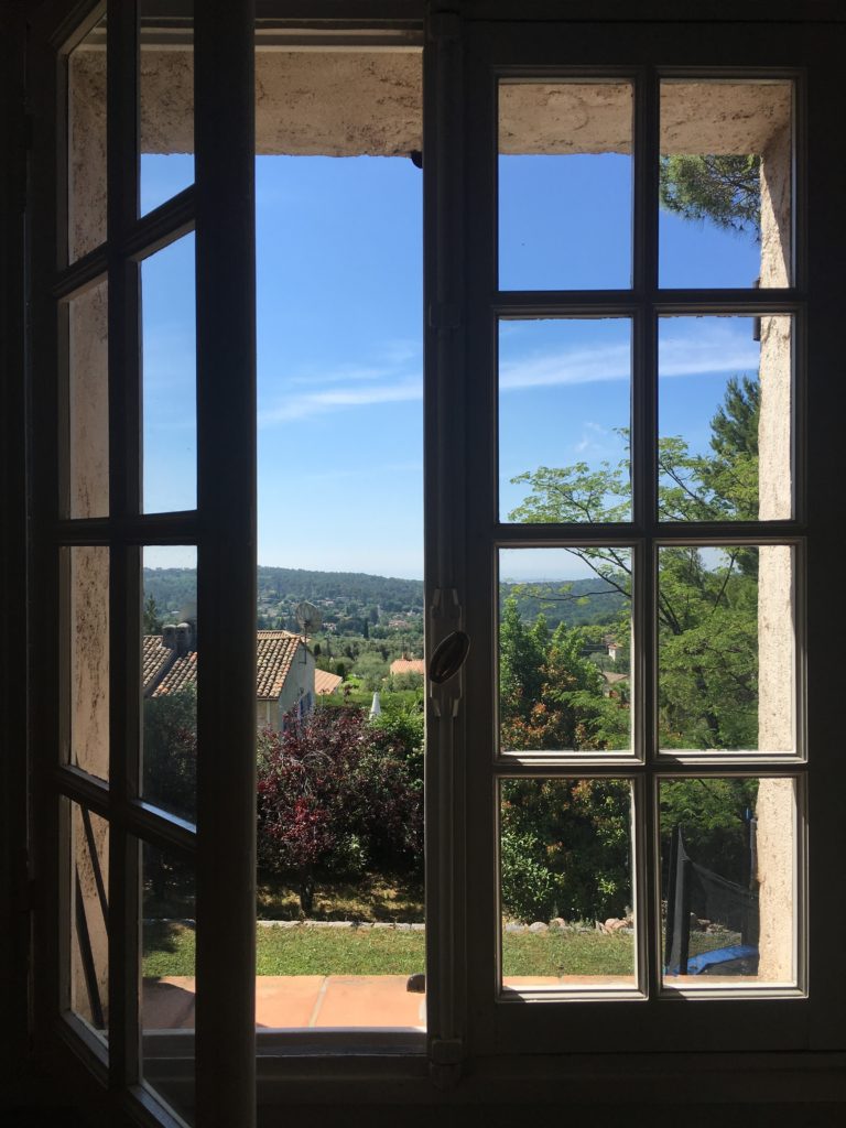 French house Dinning room window