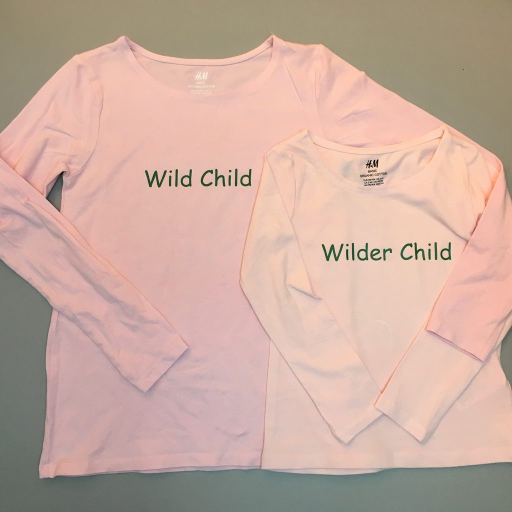 Wild Child t shirts