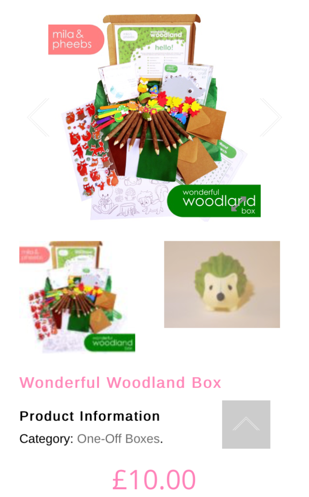 mila and pheebs wonderful woodland box