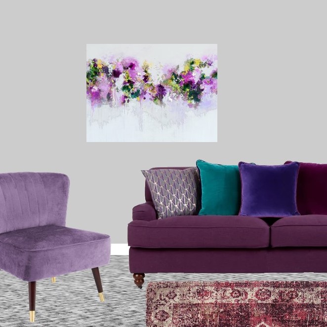 Pantone Ultra Violet Sitting room lounge