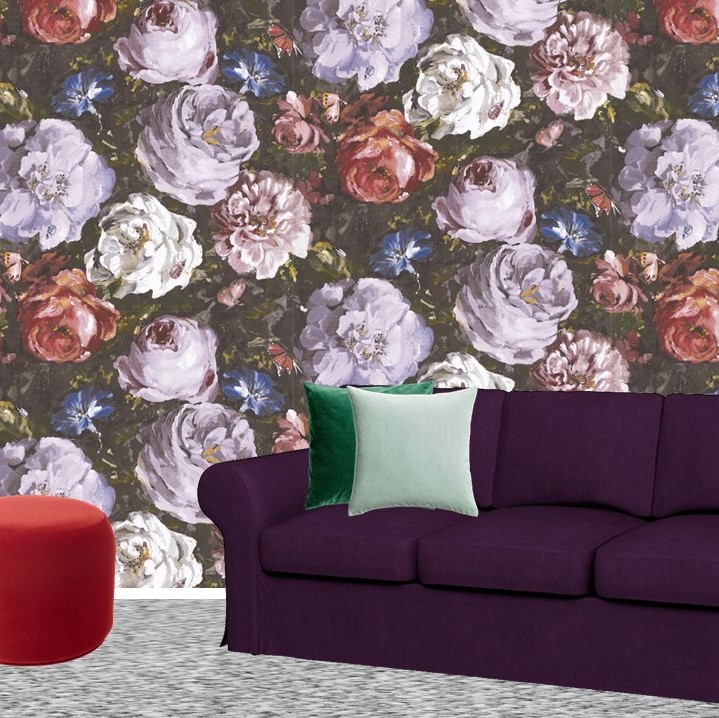 Pantone Ultra Violet Sitting room lounge Bemz