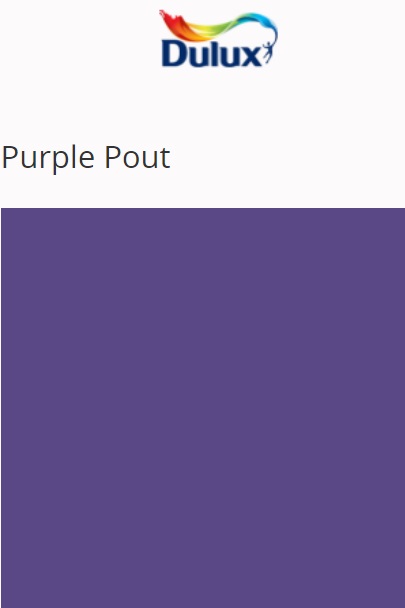 Dulux Purple Pout