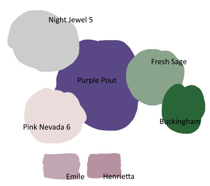 Pantone Ultra Violet Colour palette