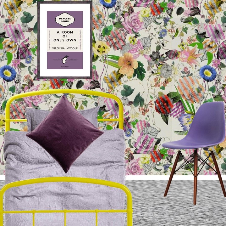 Pantone Ultra Violet Teenager tween bedroom