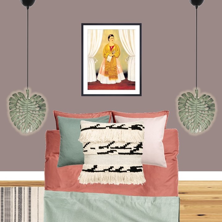 Dulux Heart Wood styleboard bedroom