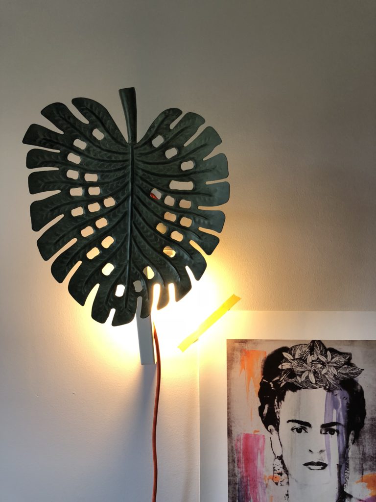 Sugru monstera ikea hack light