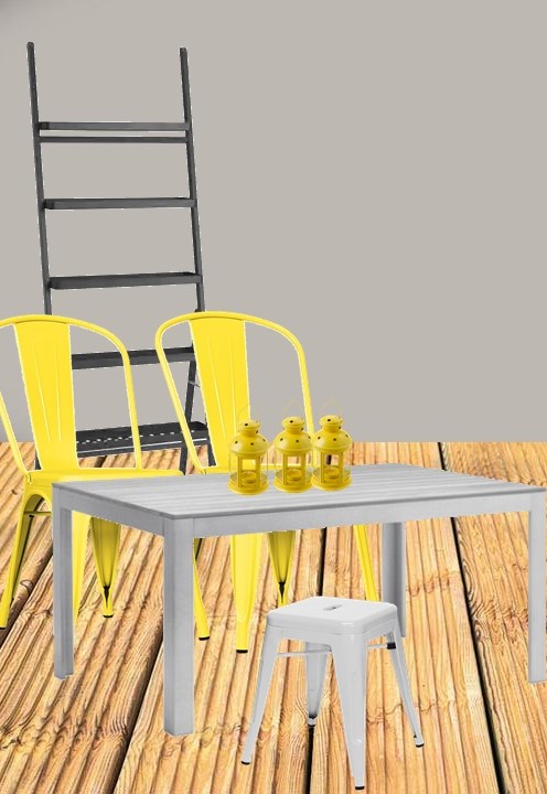 Deck grey and yellow styleboard