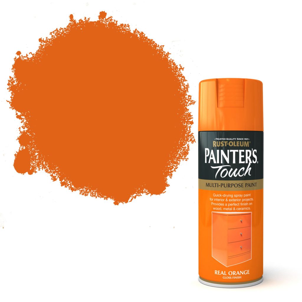 Rustoleum orange spray paint