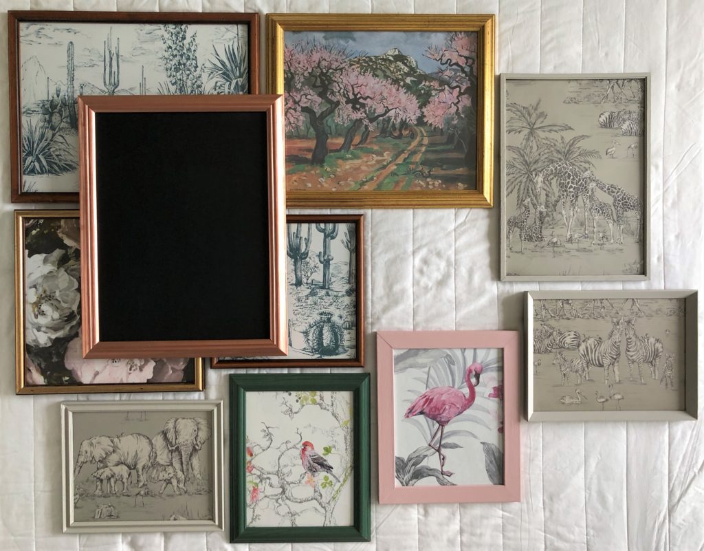 Picture frame upcycle