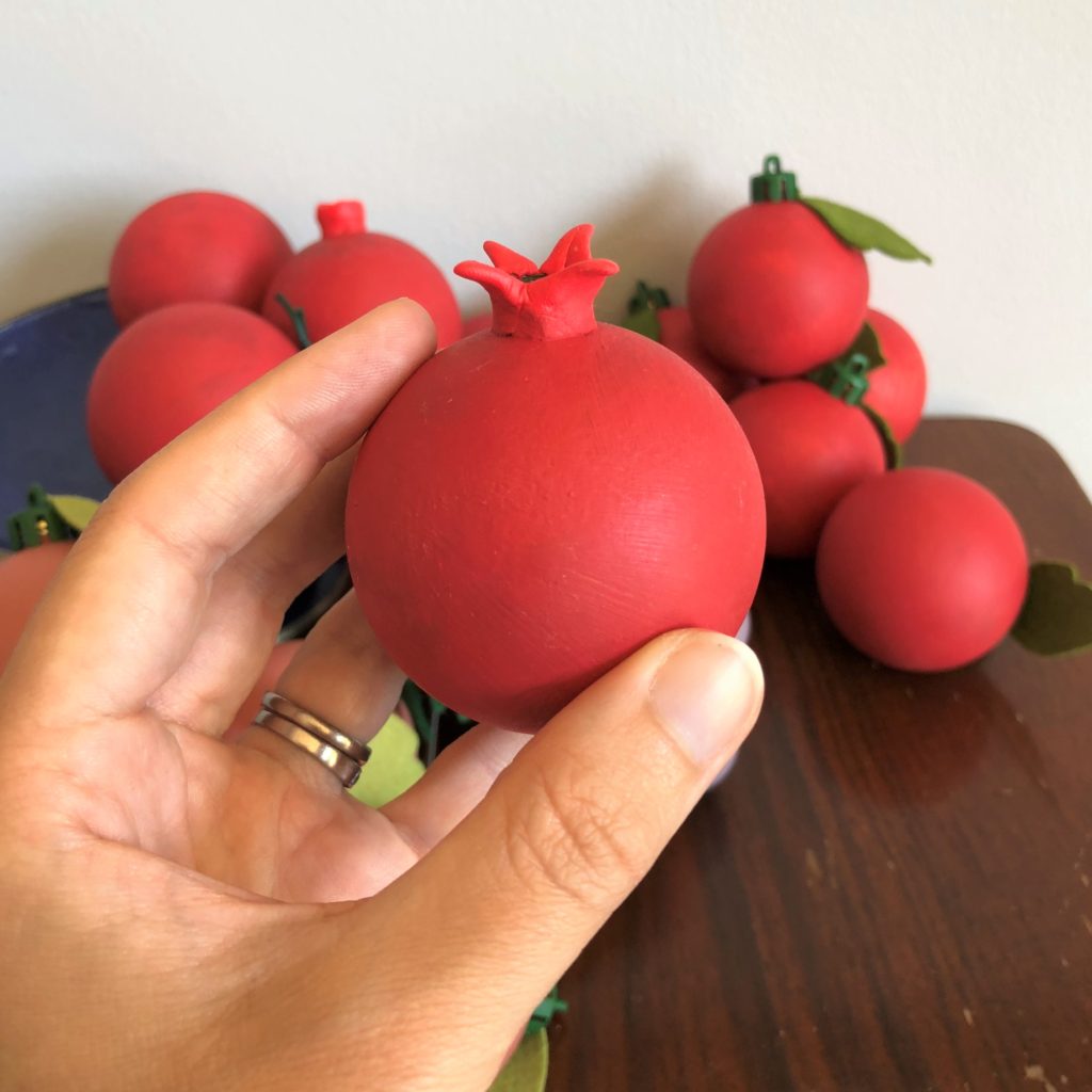 Annie Sloan challk paint painted Christmas baubles