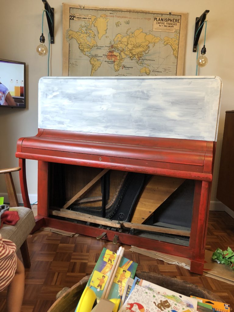 Painted piano colour block Home Made Productions