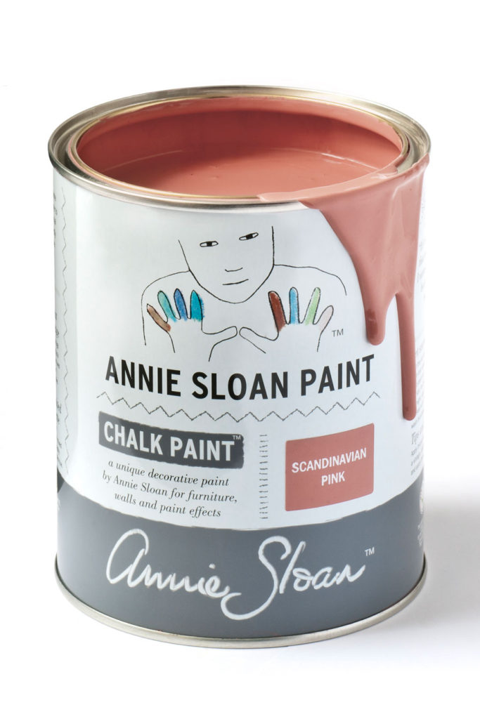 annie sloan chalk paint scandinavian pink