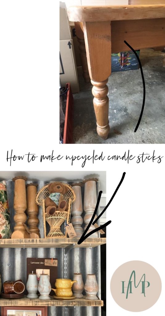 Upcycled candle sticks how to Home Made Productions