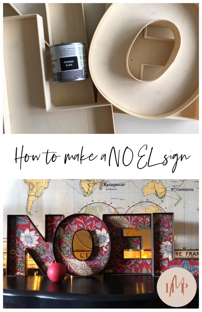 How to make a NOEL sign