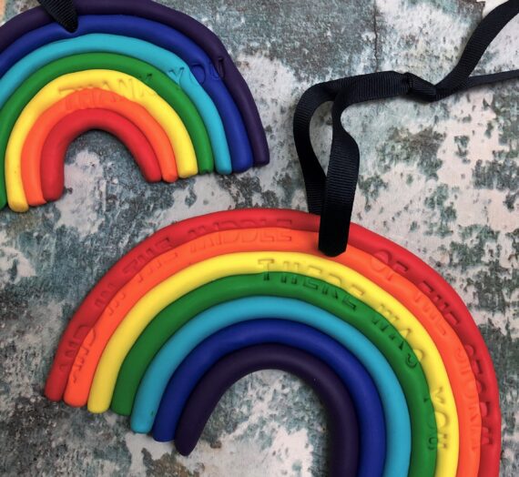 How to: make a FIMO rainbow decoration
