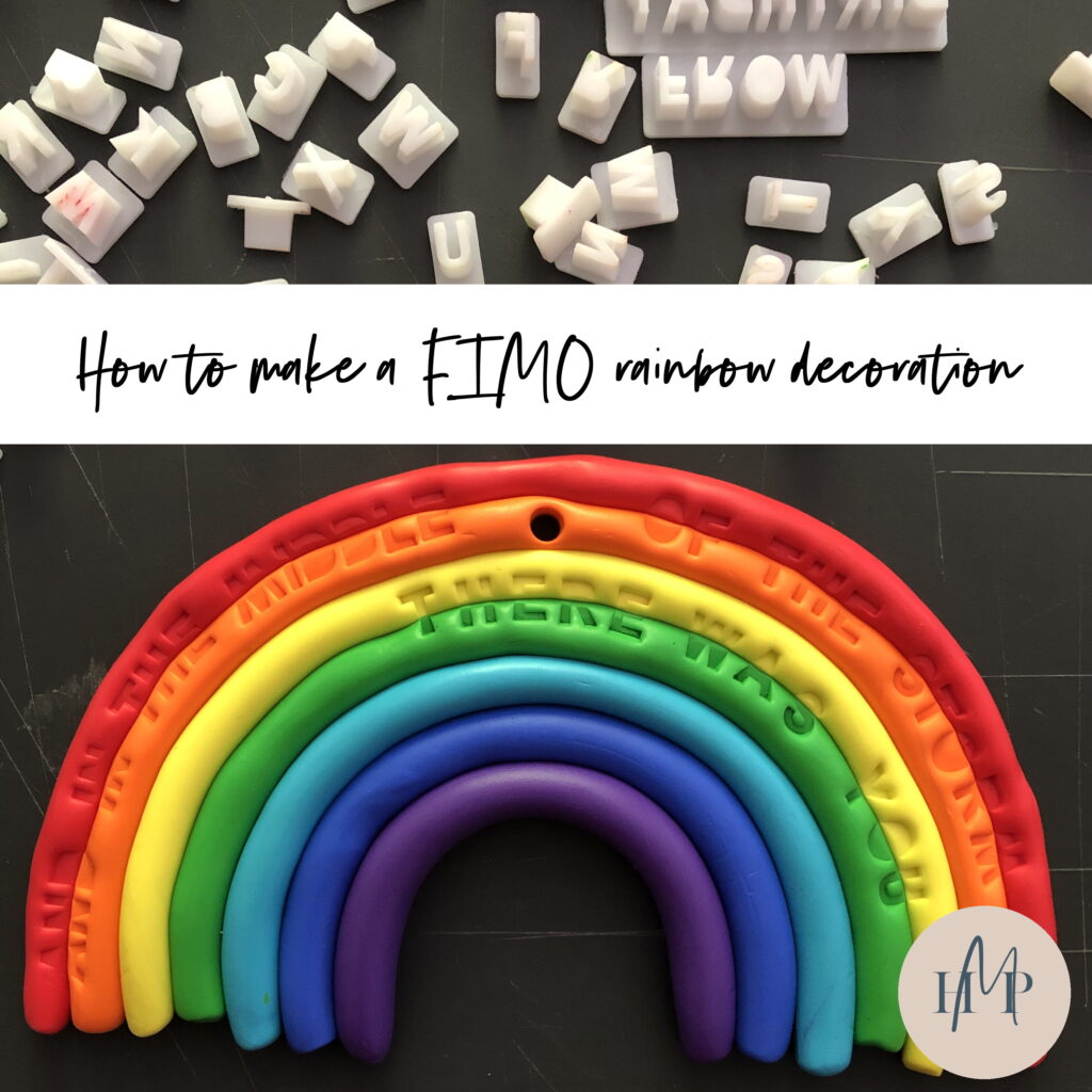 How to make a FIMO rainbow decoration HomeMadeProductions