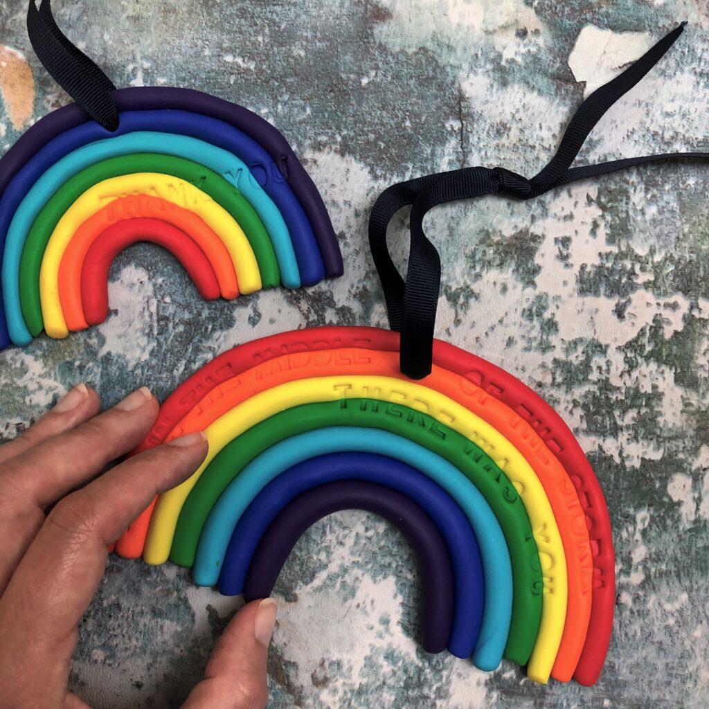 How to make a FIMO rainbow decoration